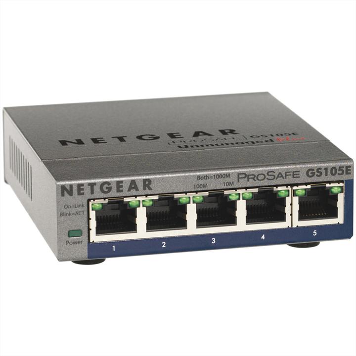 Actual product image Netgear Gs105e-200pes (5 Ports)