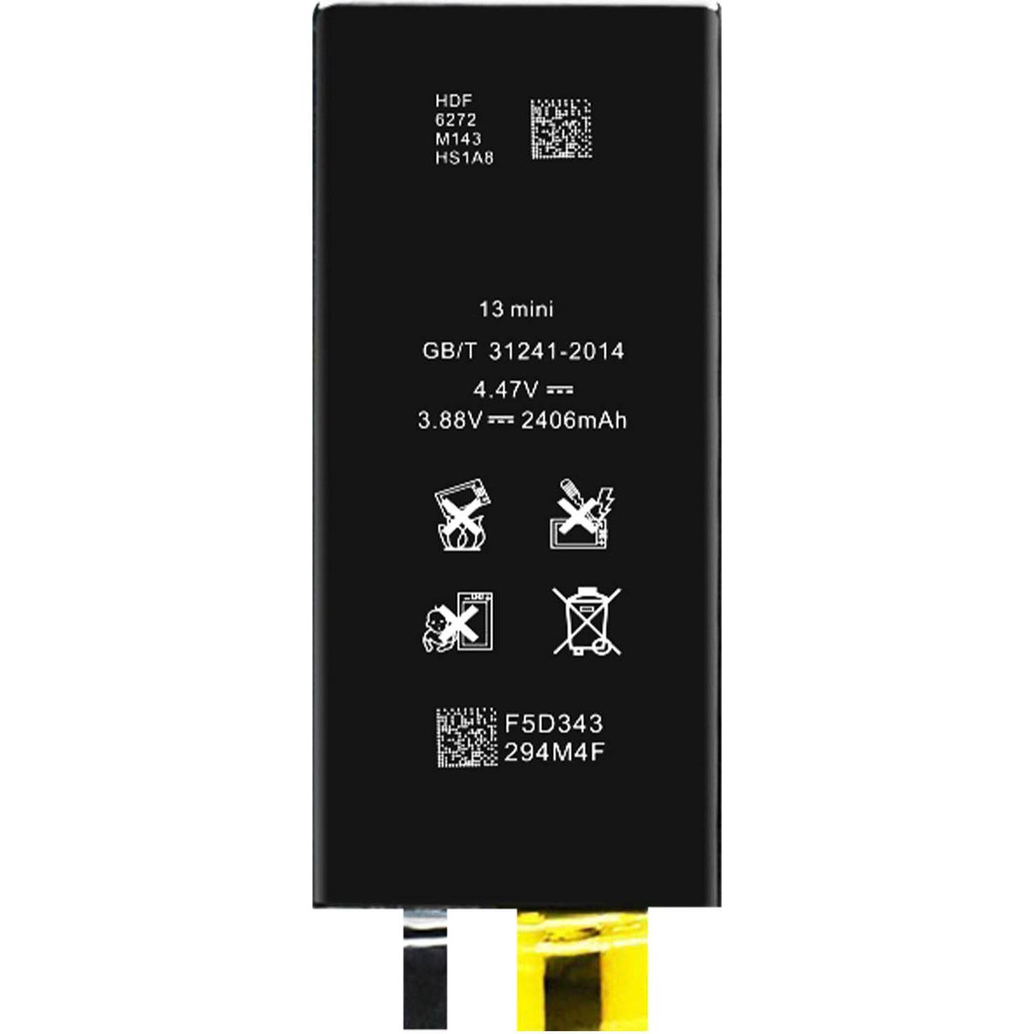 Thumbnail - Clappio 2406mAh Ersatzakku ohne BMS, Smartphone Akku