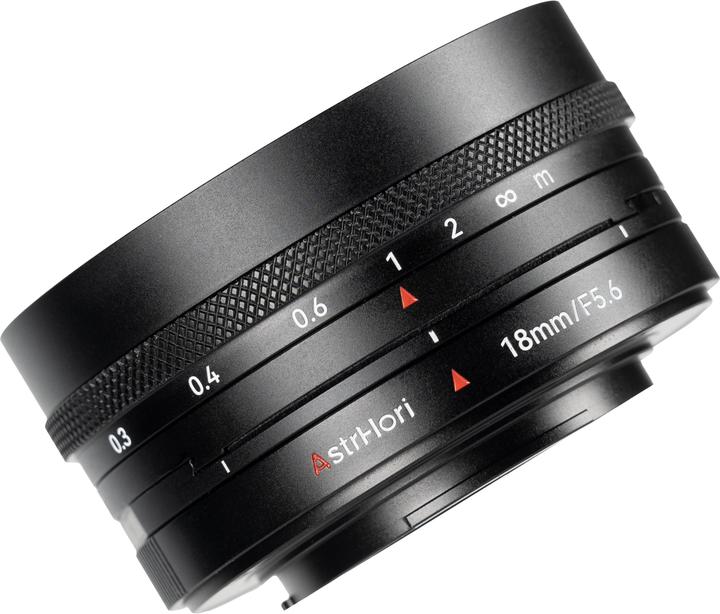 Actual product image AstrHori 18mm F5.6 Fuji X Mount APS-C Lens Black (APS-C / DX)