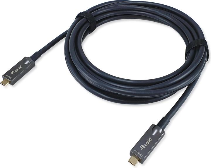 Produktbild equip USB Kabel 3.2 C -> C St/St 10.00m 4K/60Hz sw (10 m, USB 3.2 Gen 2, 60 W)