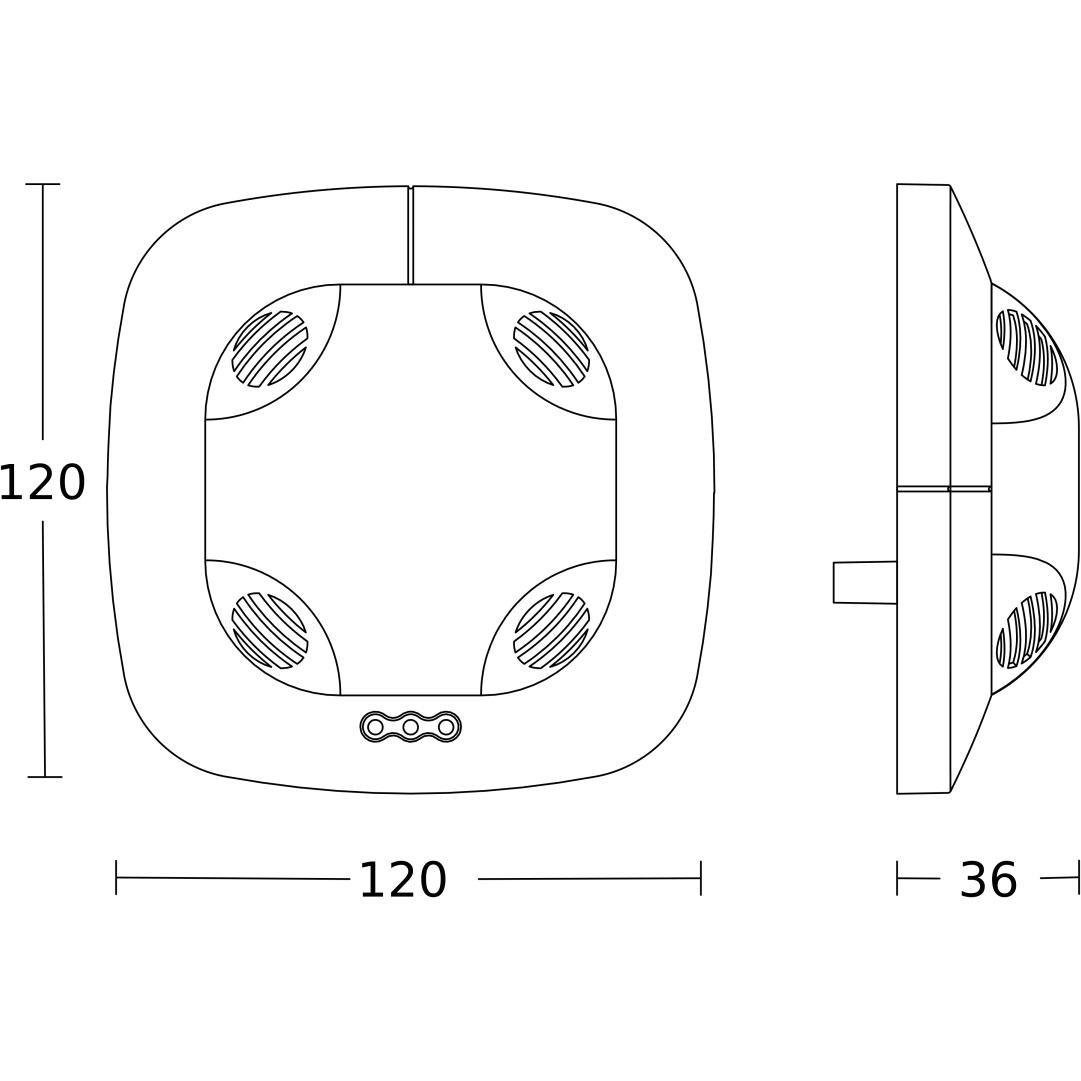 Thumbnail - Steinel, Bewegungsmelder, Präsenzmelder US 360 KNX (3 m)