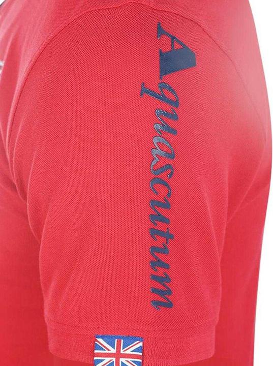 Produktbild Aquascutum Poloshirt Ärmel mit Markenschriftzug (L)