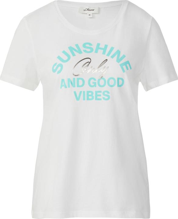 S.Oliver T-Shirt Jersey-T-Shirt mit Frontprint (44)