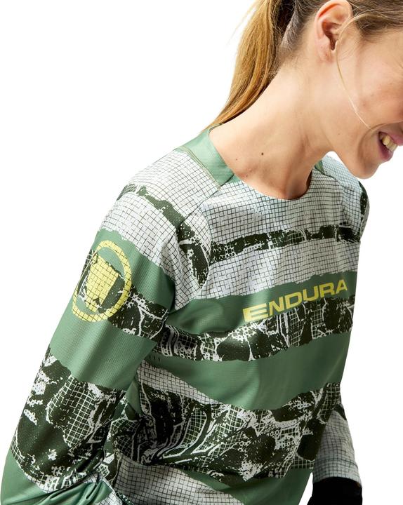 Actual product image Endura Patchwork Wms Ltd L/S Tee Mag (M)
