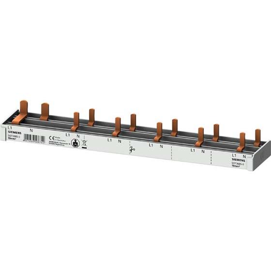 Siemens, Verteilerschrank Zubehör, Phasenschiene 1ph 12mm 16qmm Stift isol 5ST3685-0