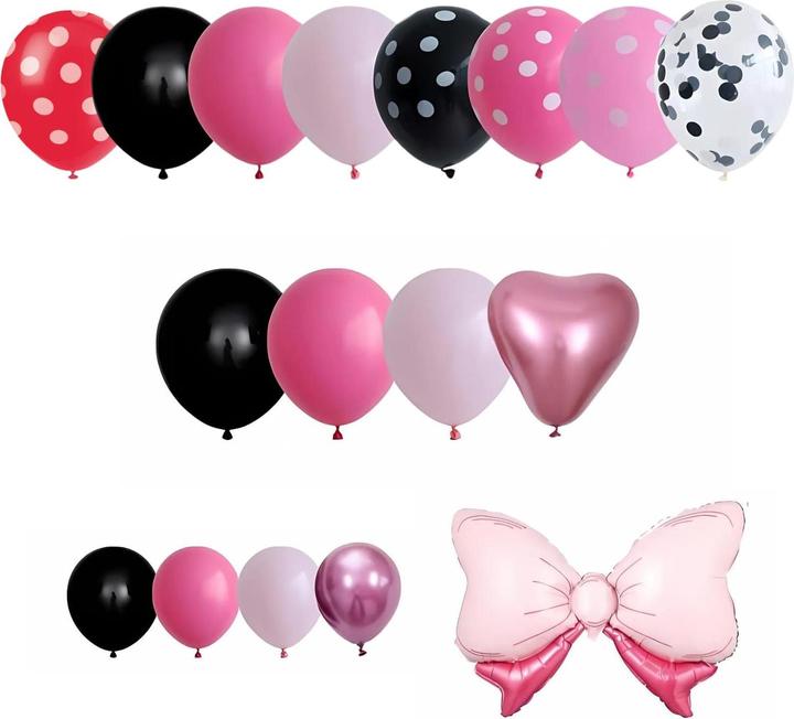 Pink, Transparent, Rouge, Rose, Noir, Rouge métallique