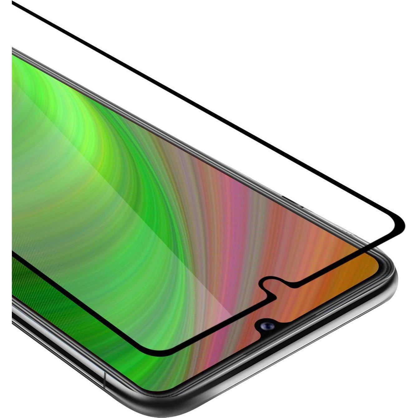 Cadorabo Vollbild Displayschutzglas (1 Stück, Honor Play 9A), Smartphone Schutzfolie, Schwarz