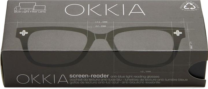 Produktbild Okkia Bildschirmbrille Giovanni Black, +0,0