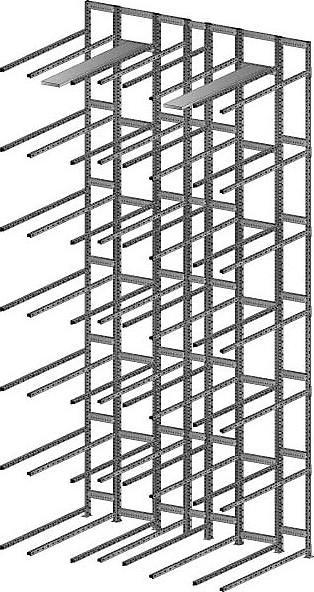 Actual product image kaiserkraft Tire rack, galvanized