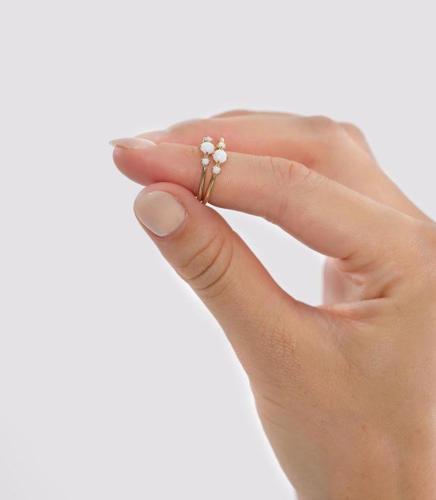 Immagine prodotto Elli mit Opalen Vintage Design (52, 925 Argento)