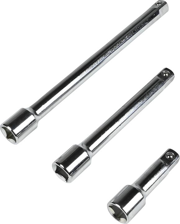 Actual product image Benson Socket wrench extension 3 pieces 1/2" x 3" 6" 9" (1/2")