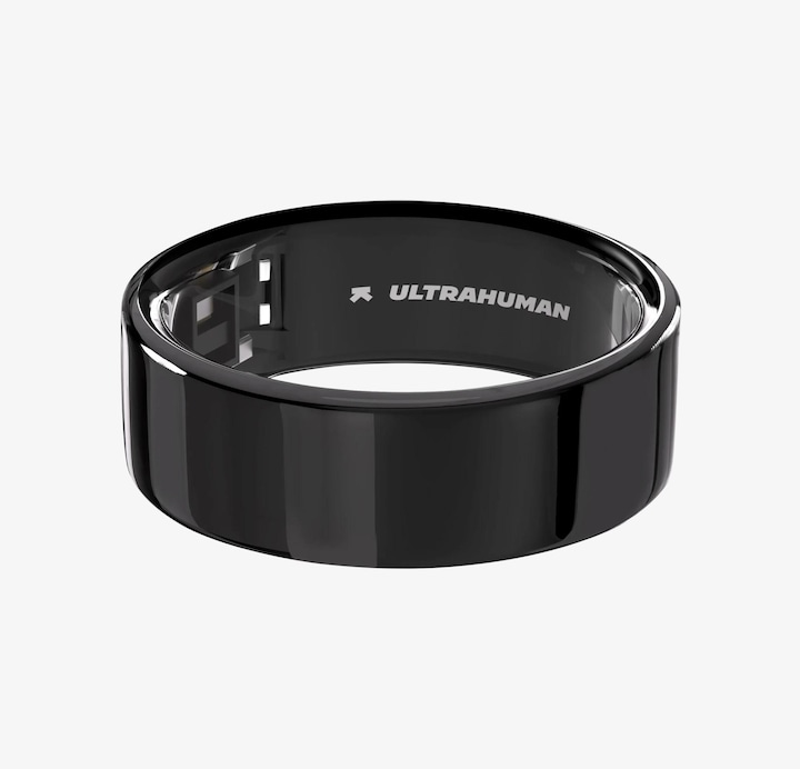 Actual product image Ultrahuman Ring Air- Size-14- Aster Air Black (14, Aster Black)