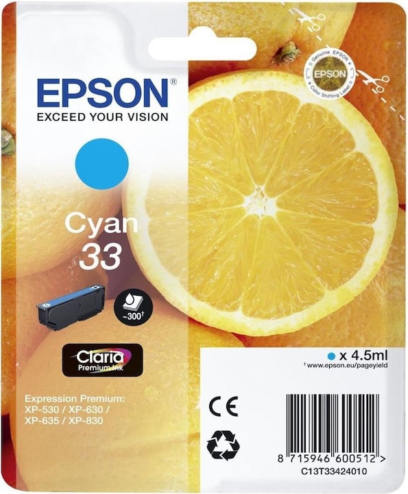 Produktbild Epson 33 Claria Premium (C)