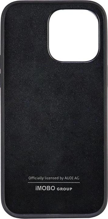 Produktbild Audi Synthetic Leather iPhone 14 Pro Max 6.7" czarny/black hardcase AU-TPUPCIP14PM-TT/D1-BK (Apple iPhone 14 Pro Max)