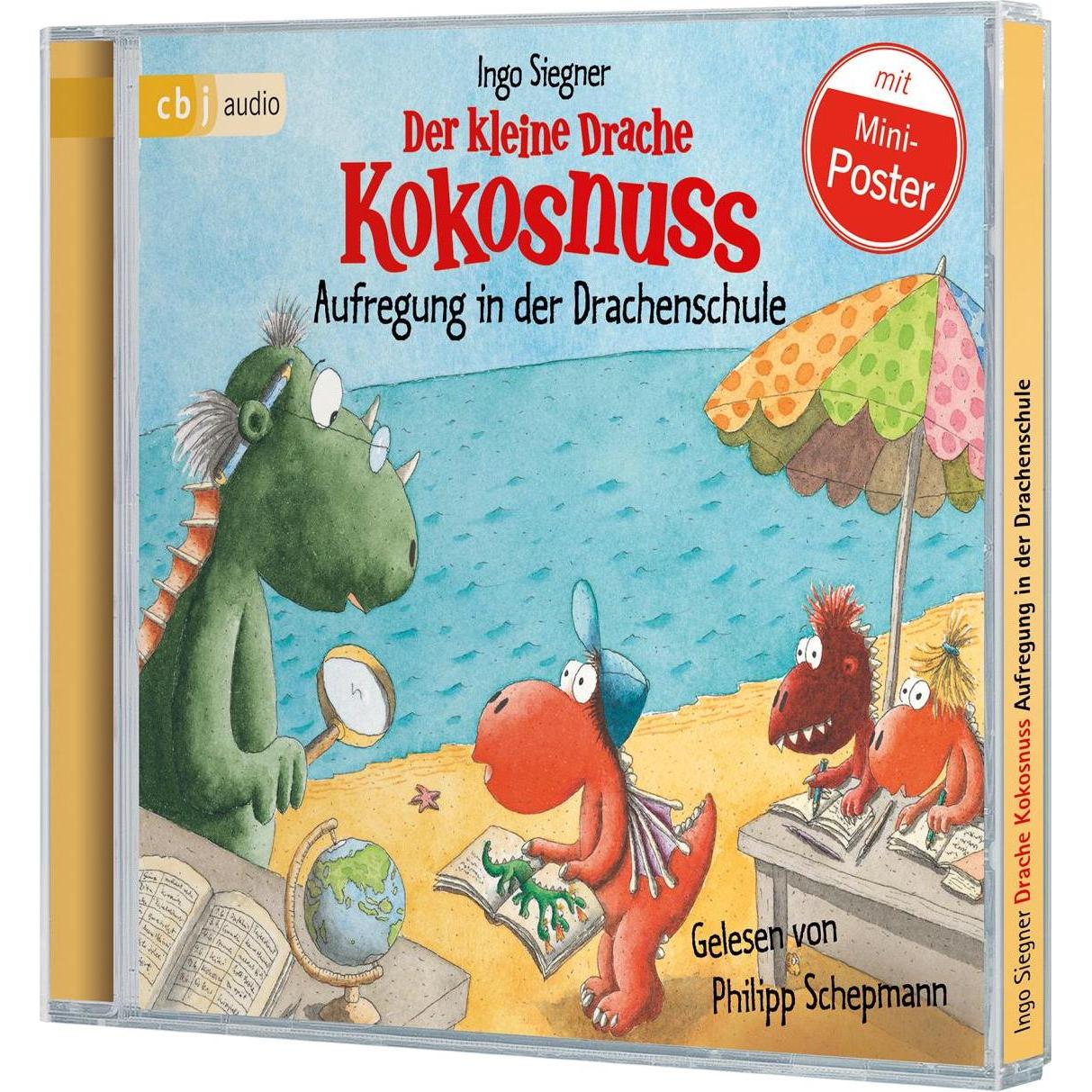 Thumbnail - Der kleine Drache Kokosnuss – Aufregung in der Drachenschul, Hörbücher von Ingo Siegner, Philipp Schepmann
