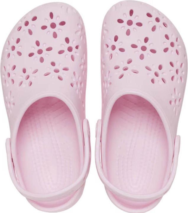 Actual product image Crocs K's Classic Floral CutOut Clog (33)