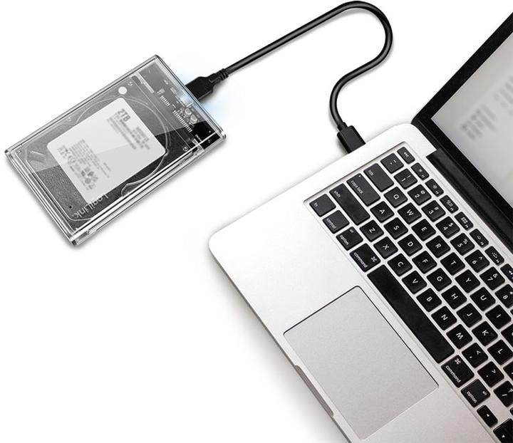 Productafbeelding LogiLink Harde schijf behuizing 2,5", HDD/SSD, USB 3.0, zonder gereedschap (2.5")