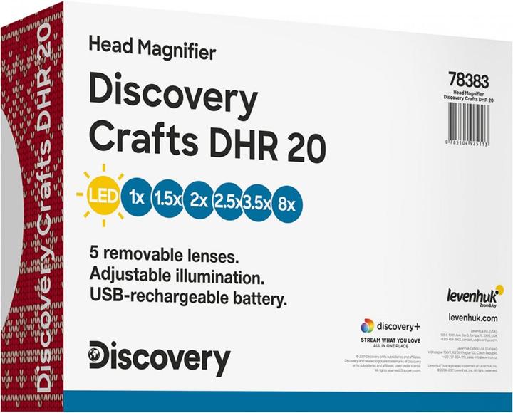 Productafbeelding Discovery Crafts DHR 20 hoofdloep oplaadbaar