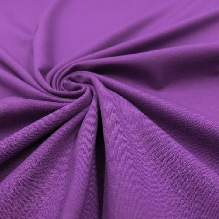 Immagine prodotto Stoffrestposten Jersey di cotone - Viola prugna - Quantità minima di vendita: 1 metro