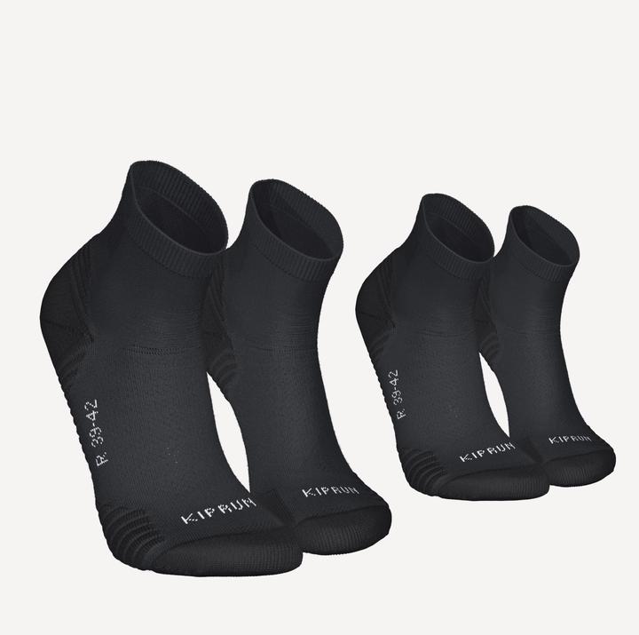 Produktbild Kiprun Laufsocken halbhoch dick 2er-Pack - Run 500 (43 - 46, 43 - 44, 43 - 45)