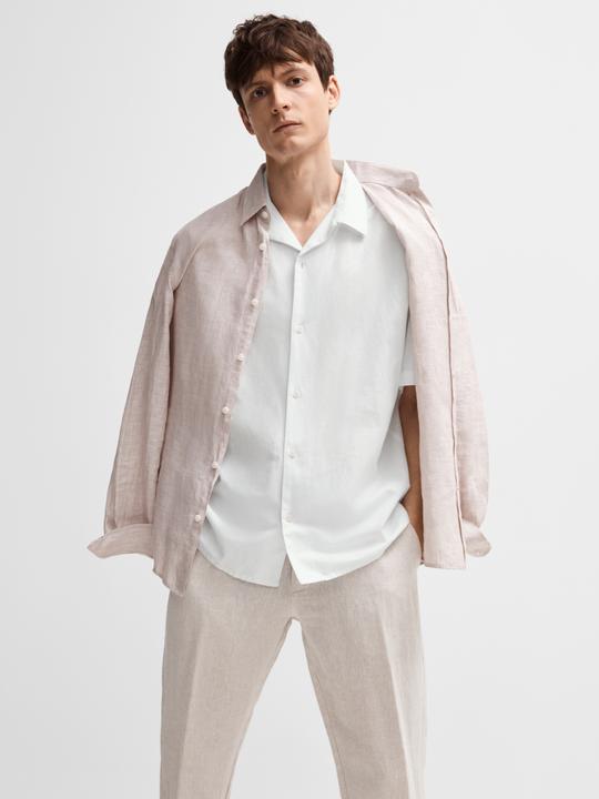 Produktbild Selected Slhrelaxnew-Linen Shirt Ss Resort (S)