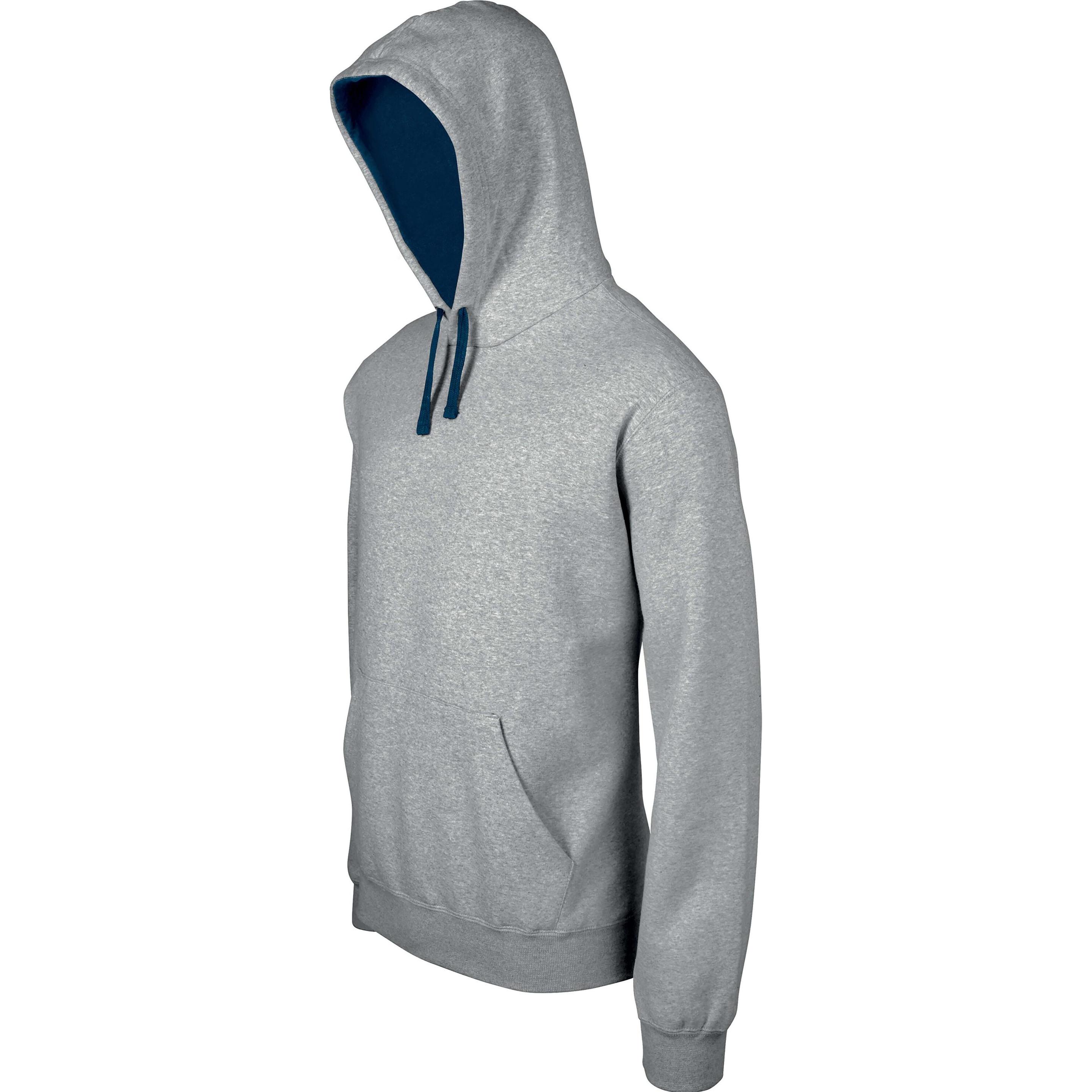 Thumbnail - Kariban, Herren, Pullover, Contrastée, Grau, (4XL)