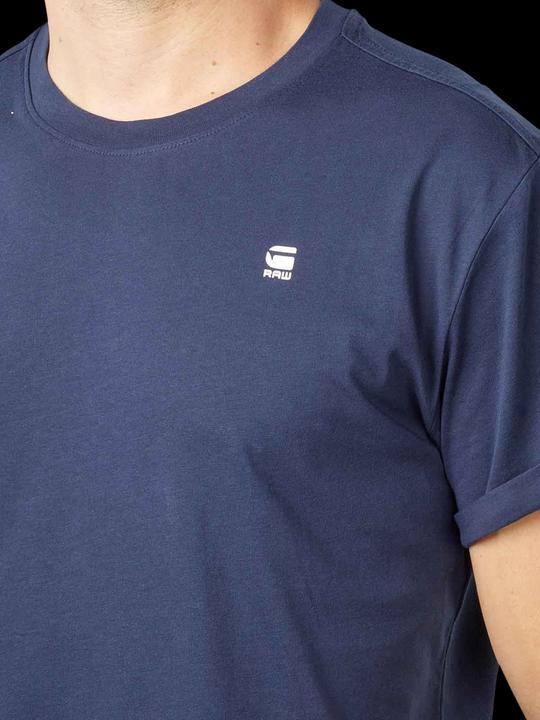 Produktbild G-Star Crew Neck Lash T-Shirt Regular Fit Sartho Blue (XL)