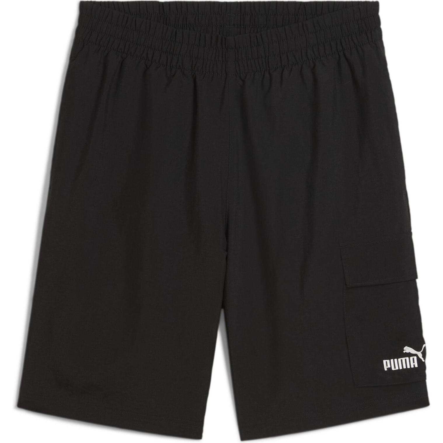 Puma, Herren, Sporthose, ESS No. 1 Logo Woven Cargo Shorts 9" (M), Schwarz, M