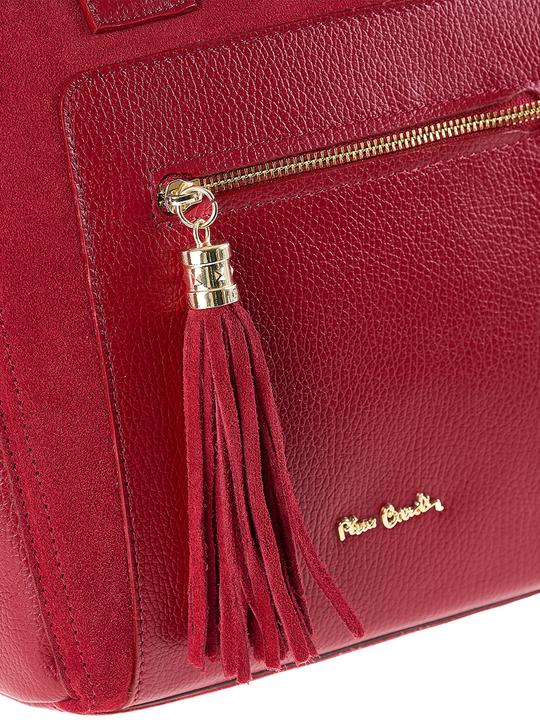 Produktbild Pierre Cardin Damen Handtasche Made In Italy - Modell Silvana Pro - 100% Leder - 40.0 X 26.0 X 17.0 Cm