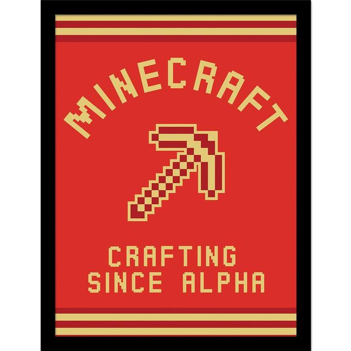 Immagine prodotto Minecraft Poster Incorniciato (40 x 30 cm)