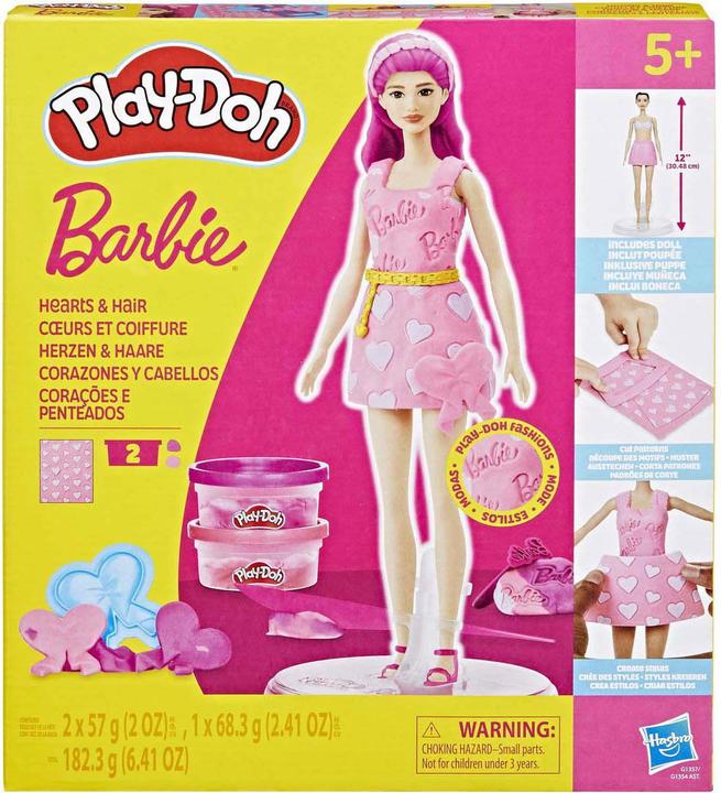 Produktbild Play-Doh Pd Barbie Hearts And Hair