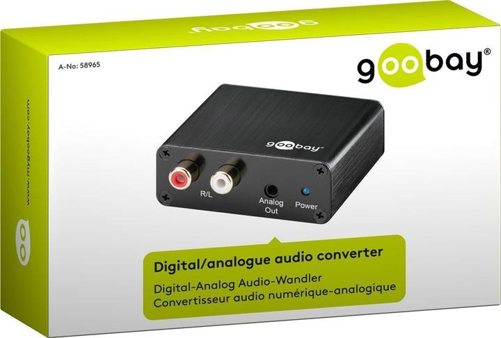 Actual product image Goobay digital-analog converter (Digital -> Analog)