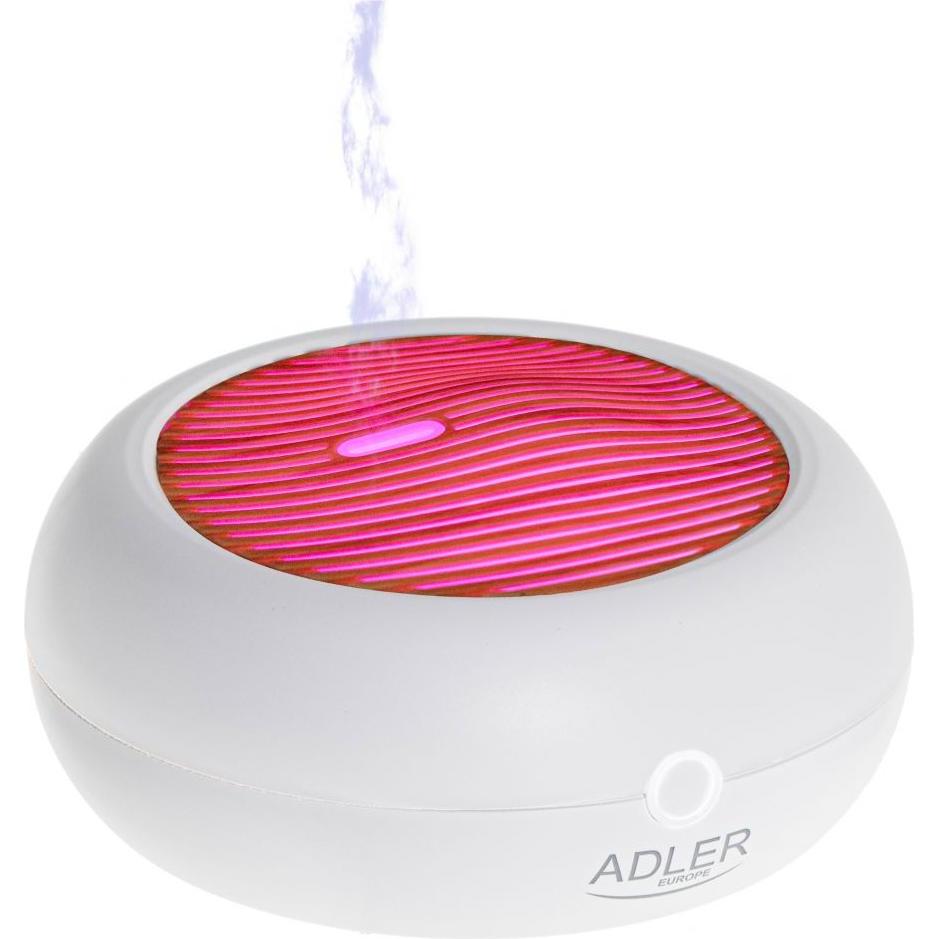 Adler, Aroma Diffuser, AD 7969 USB Ultrasonic aroma diffuser 3in1, White (70 ml)