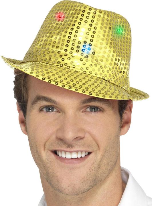 Produktbild Smiffys Pailletten Trilby LED