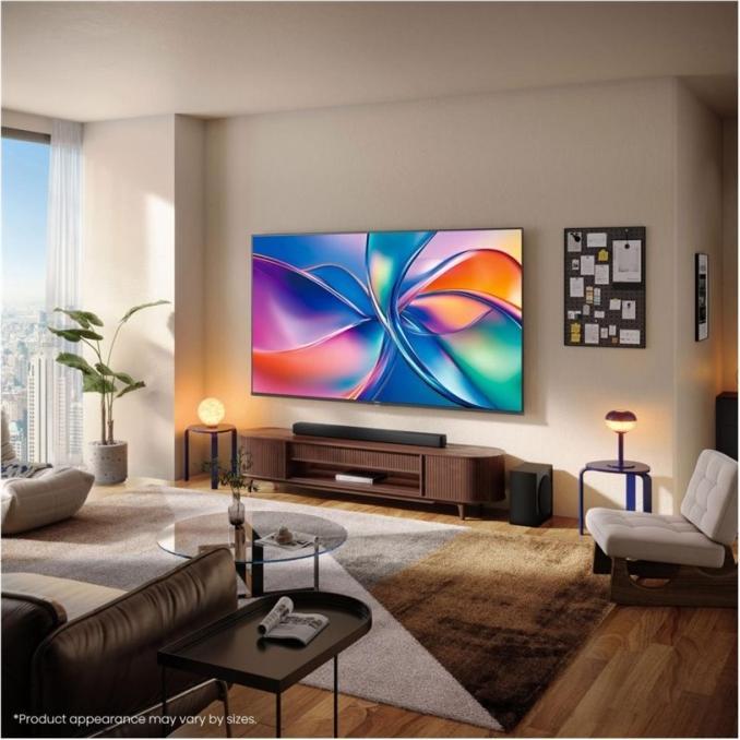 Actual product image Hisense TV 58E77Q (58", QLED, UHD, 2025)