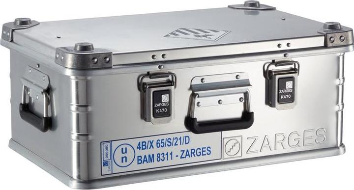 Actual product image Zarges Universal aluminium box Akku Safe 550 x 350 x 220 mm 42l K 470