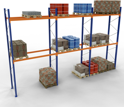 Immagine prodotto Schulte Lagertechnik Scaffale per pallet 3 campate á 2700 mm