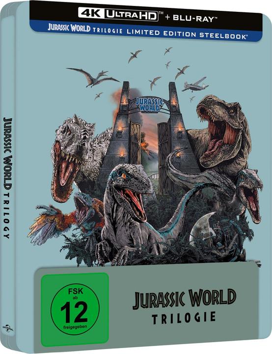 Jurassic World (4k Blu-ray, 2015, German, English)