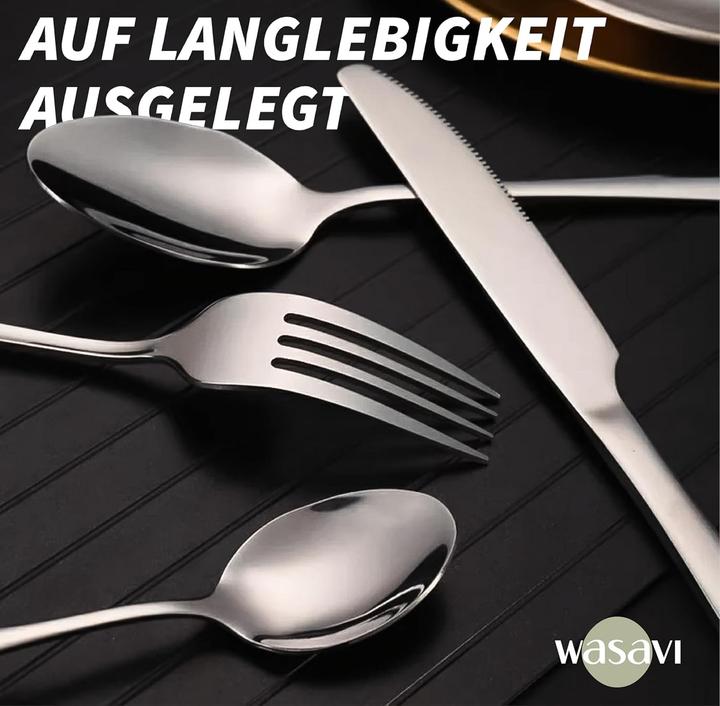 Produktbild Wasavi 23-teiliges Campinggeschirr- und Besteckset für 4 Personen