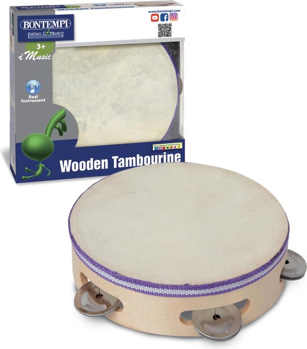 Immagine prodotto Bontempi Tamburello con jingle (Multilingue)