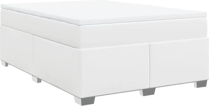 Actual product image vidaXL Bo x springbett mit Matratze 140 x 190 cm Kunstleder (140 x 190 cm)