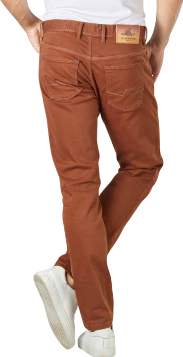 Produktbild Alberto Coloured Pipe Jeans Regular Slim Fit Rust (W33/L30)