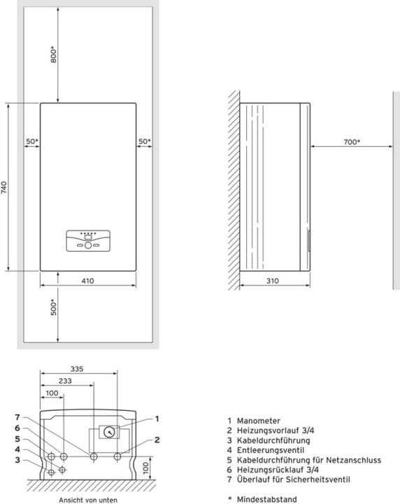 Produktbild Vaillant eloBLOCK VE14/14 EU I - 400V, 14 KW elkedel