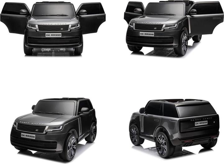 Produktbild Es-toys Kinderfahrzeug - Elektro Auto "Land Rover Range Rover" 2 Sitzer - 12V14AH, 4 Motoren-Ledersitz (12 V)
