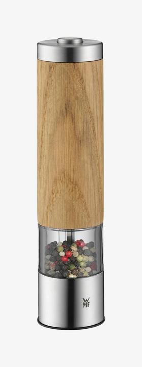 Productafbeelding WMF Elektrische Molen 21,5cm Zout- en Pepermolen Keramische Molen Eikenhout (Diverse kruiden, Peper, Zout)