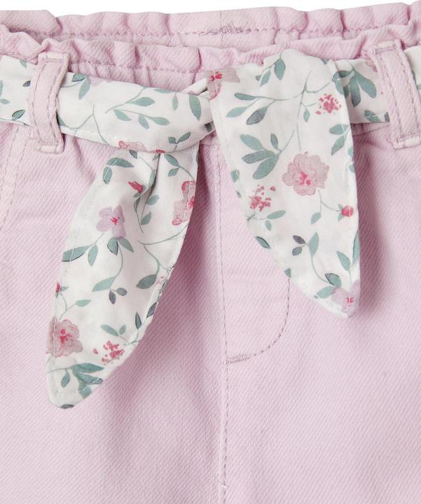 Produktbild Vertbaudet Mädchen Baby Paperbag-Shorts mit Gürtel (68)