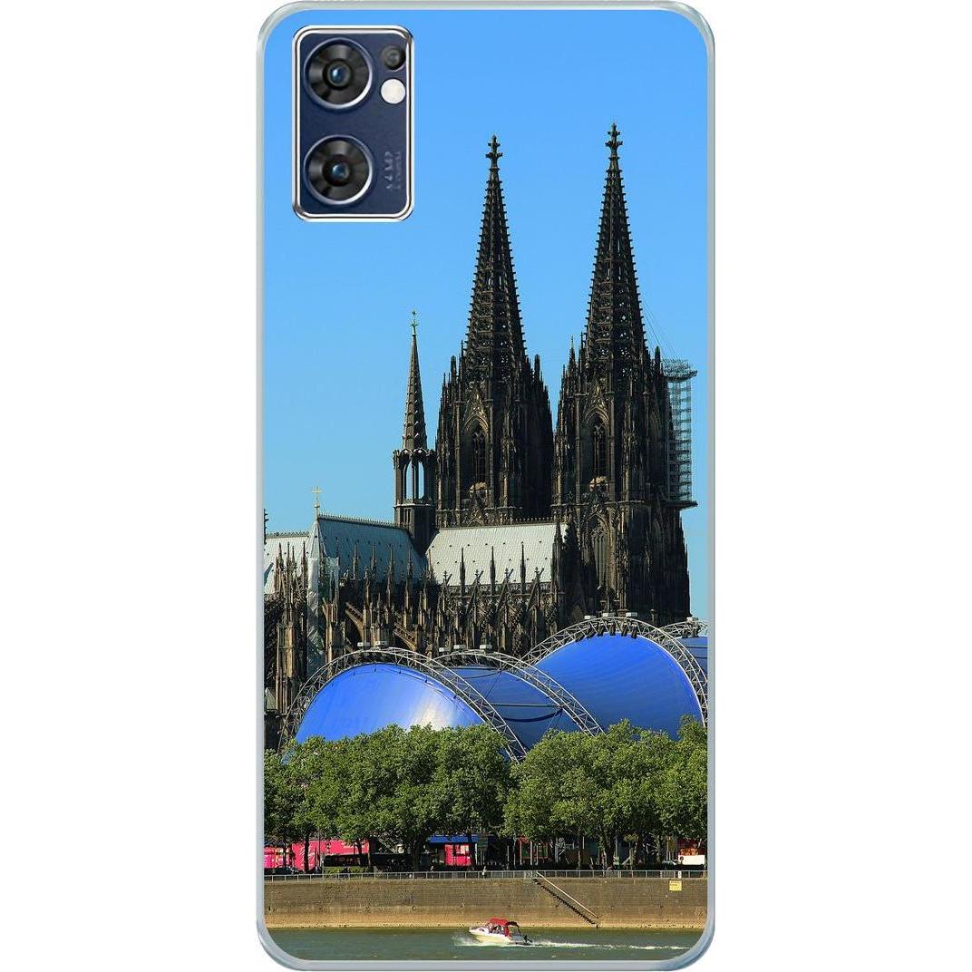 Thumbnail - König Design Hülle Handy Schutz für Oppo Find X5 Lite Case Cover Tasche Bumper Etuis TPU Neu (Oppo Find X5 Lite), Smartp...