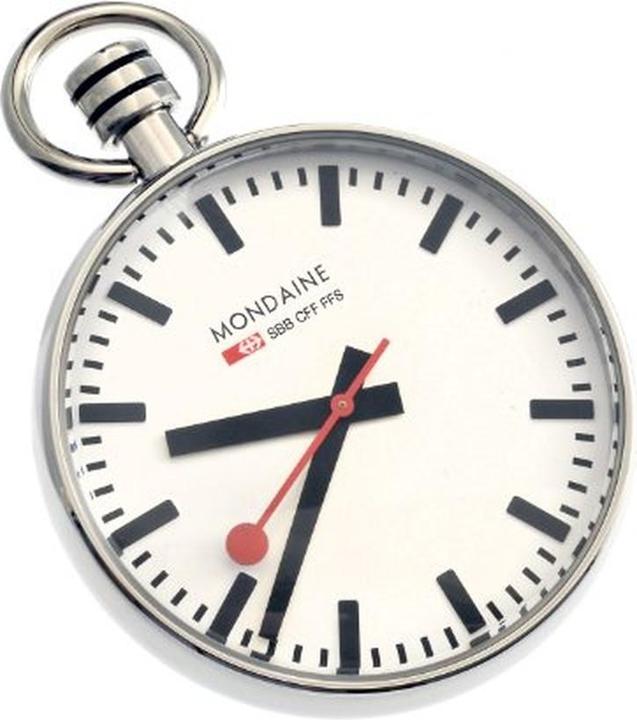 Immagine prodotto Mondaine Taschenuhr (Orologio da polso analogico, Orologio tascabile, Fatto in Svizzera, 43 mm)