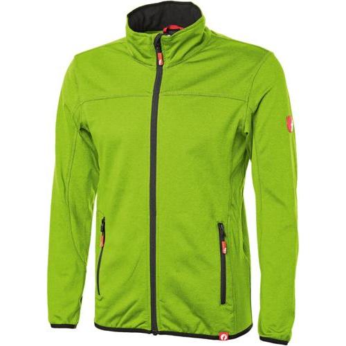 Magni, Herren, Jacke, Tech-Fleecejacke lime/schwarz meliert Gr. 2XL Fortis Elements (XXL), Schwarz, Grün, XXL