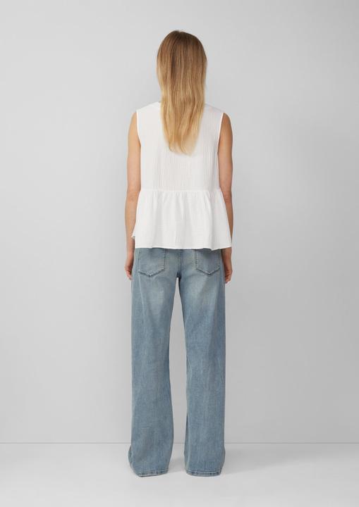 Produktbild s.Oliver Bluse Ärmellose Bluse im Relaxed Fit mit Bindedetail (32)